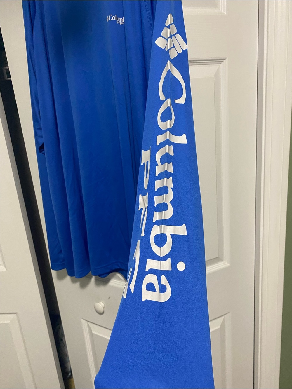 Columbia Royal Blue Long Sleeve Logo Shirt